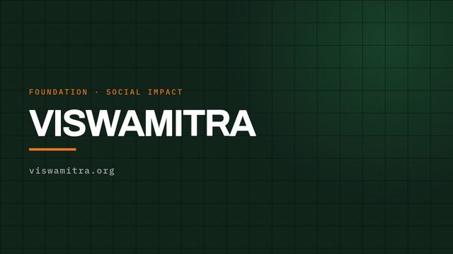 ViswaMitra Foundation — Client Platform by Amara Dhanush Kumar